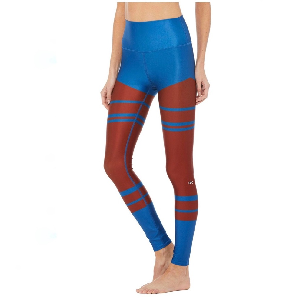 ALO HIGH-WAIST AIRLIFT LEGGING - MARATHON PRINT